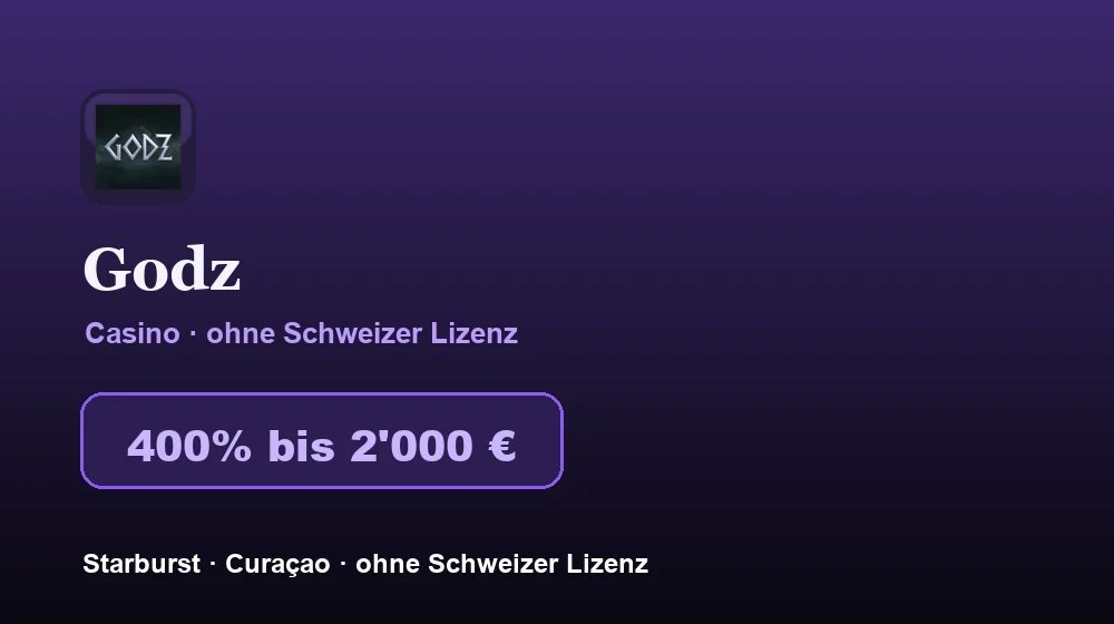 Screenshot von Godz Casino