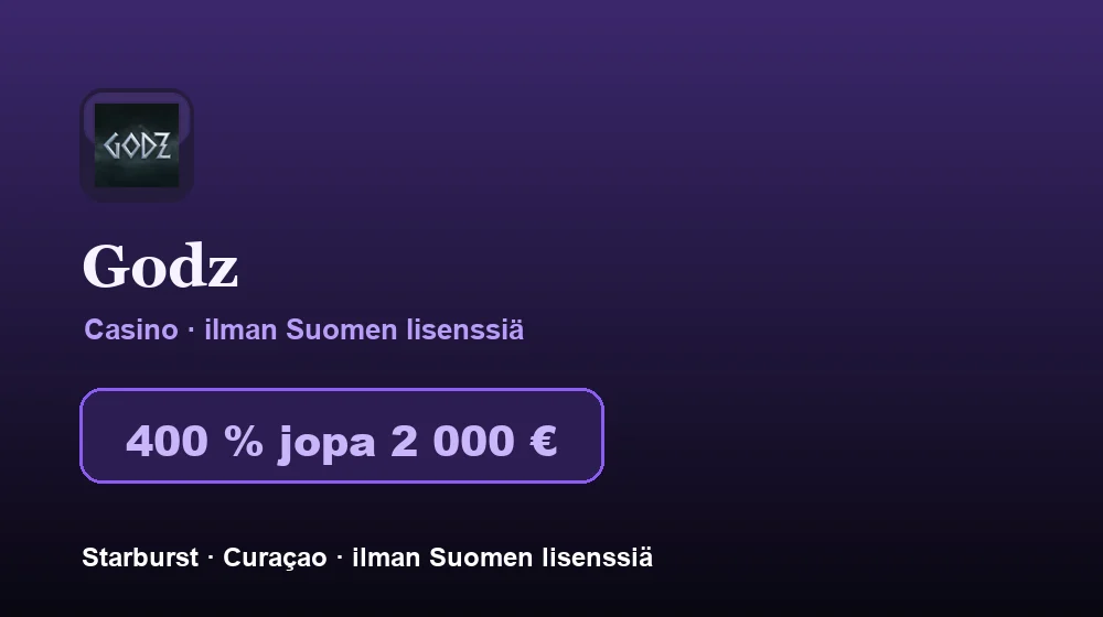 Screenshot von Godz Casino