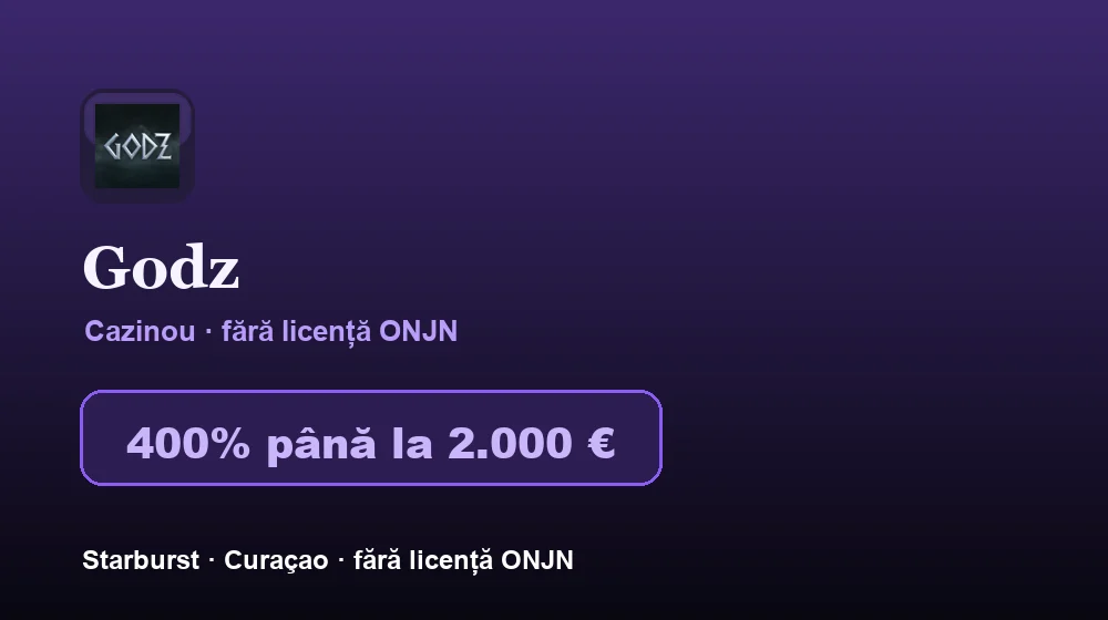 Screenshot von Godz Casino