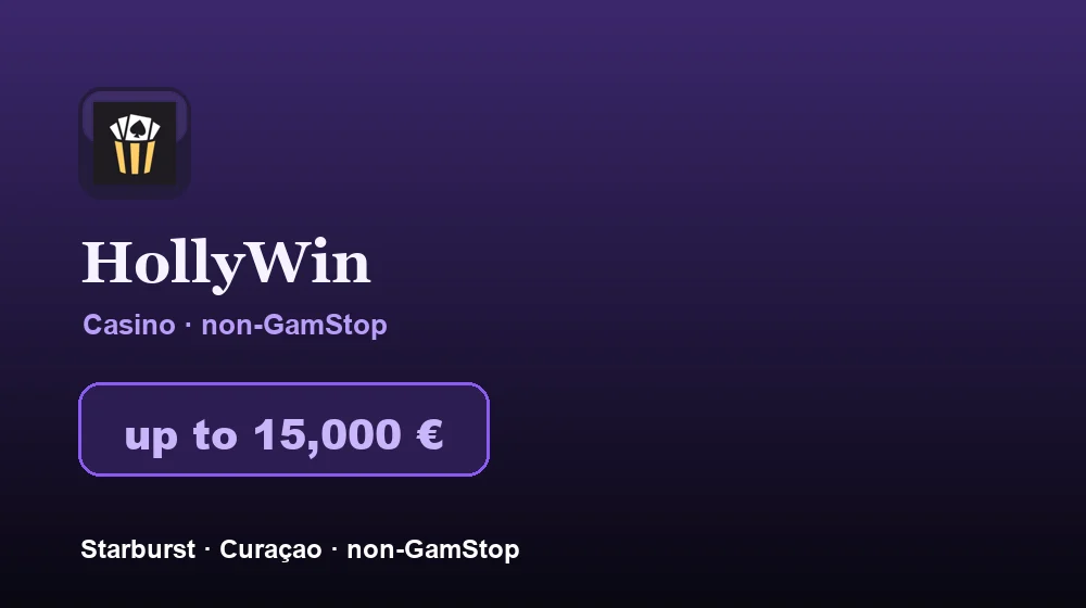 Screenshot von HollyWin Casino