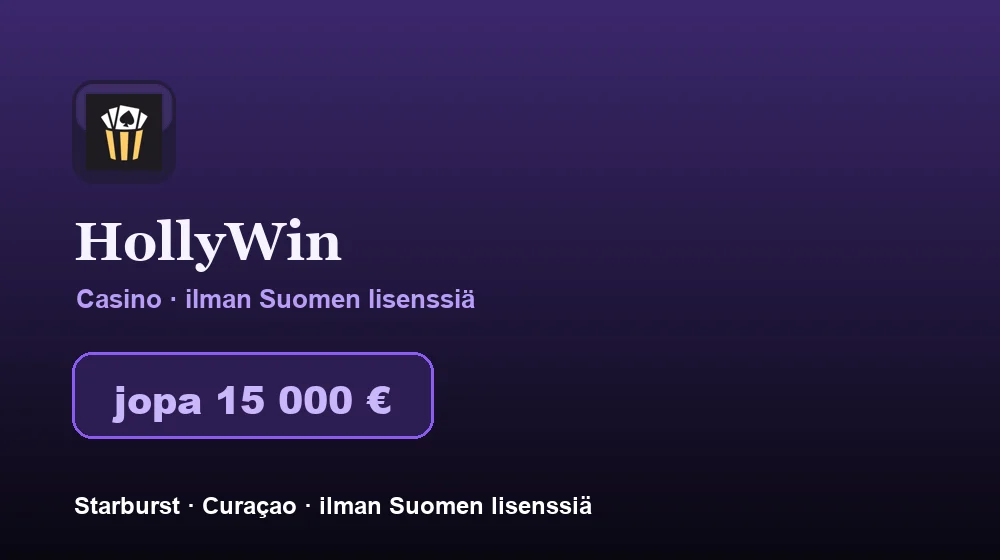 Screenshot von HollyWin Casino
