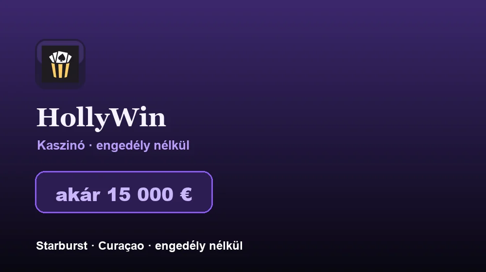 Screenshot von HollyWin Casino