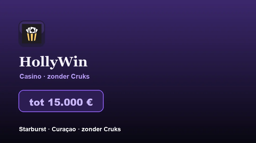 Screenshot von HollyWin Casino