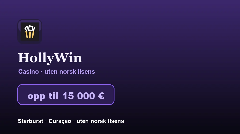 Screenshot von HollyWin Casino