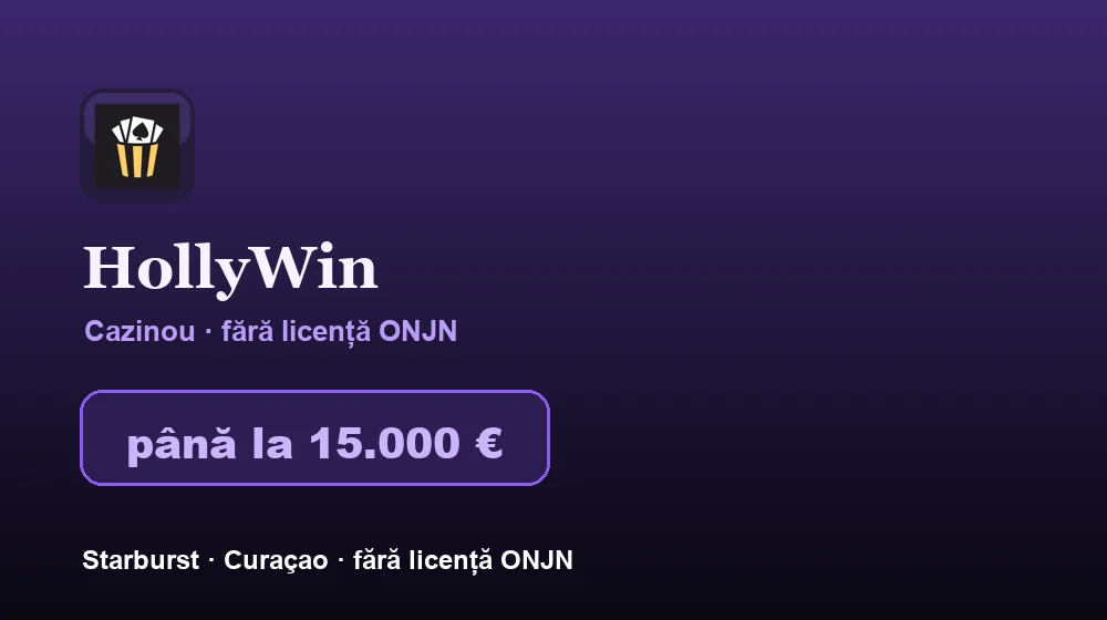 Screenshot von HollyWin Casino