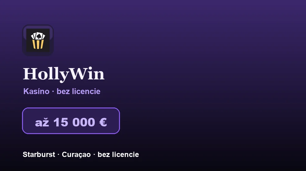 Snímka obrazovky HollyWin Casino