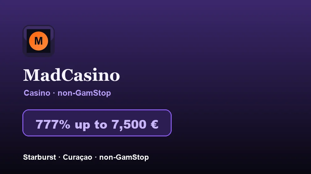 Screenshot von MadCasino Casino