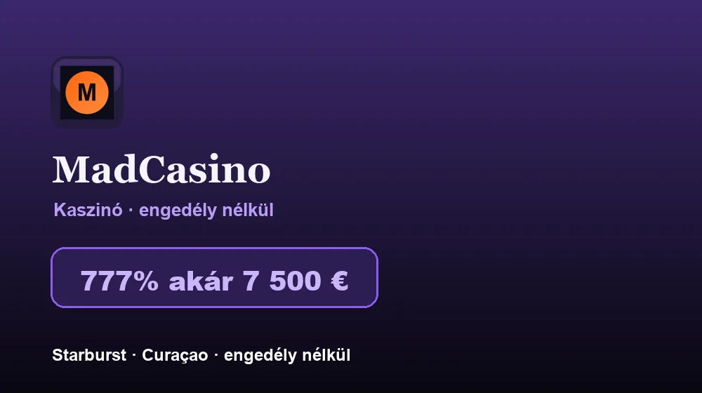 Screenshot von MadCasino Casino