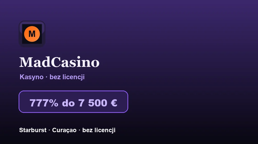 Screenshot von MadCasino Casino