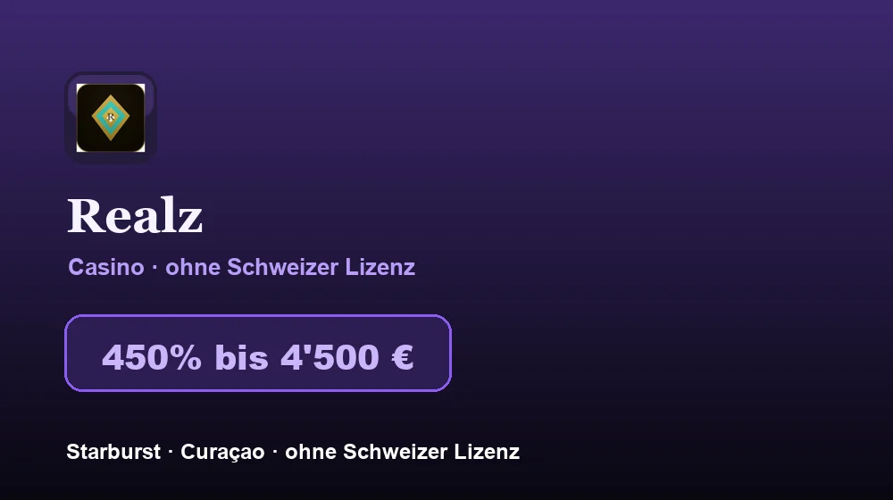 Screenshot von Realz Casino
