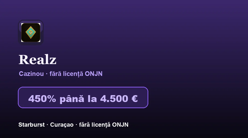 Captură de ecran Realz Casino