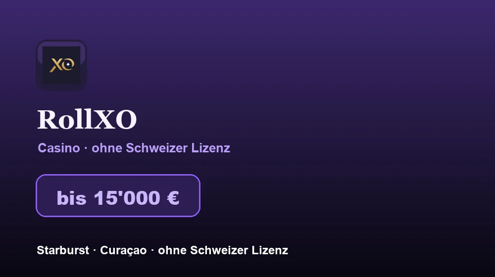 Screenshot von RollXO Casino