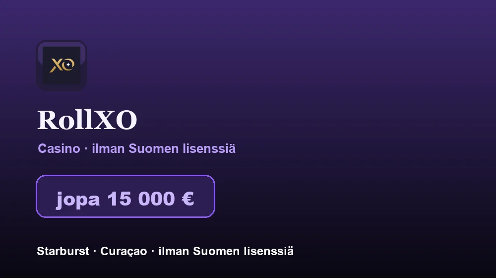 Screenshot von RollXO Casino
