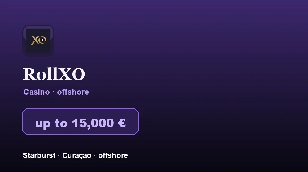 Screenshot von RollXO Casino