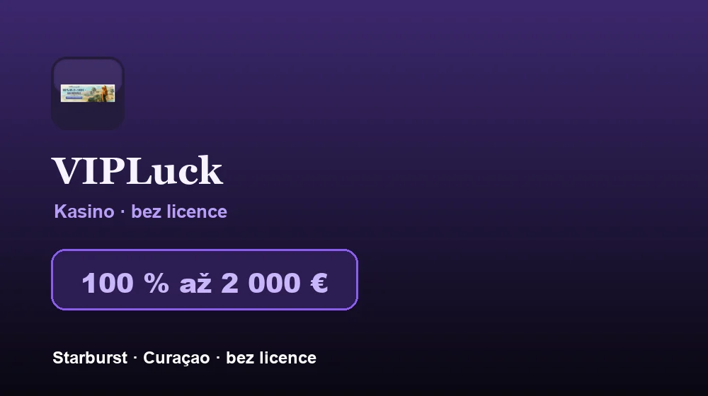 Screenshot von VIPLuck Casino