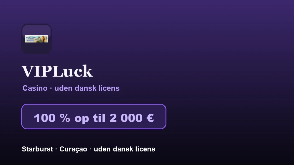 Screenshot von VIPLuck Casino