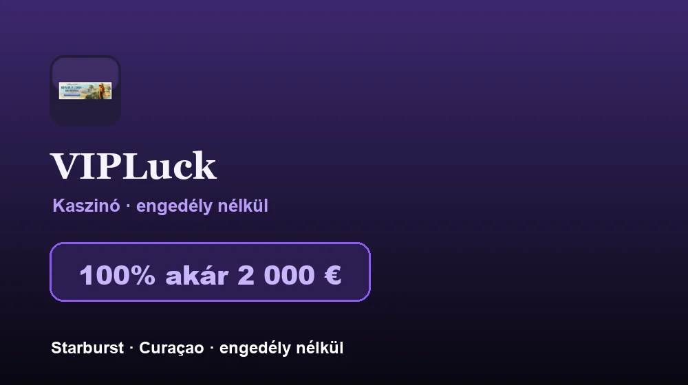 Screenshot von VIPLuck Casino