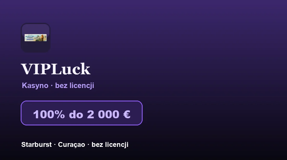 Screenshot von VIPLuck Casino