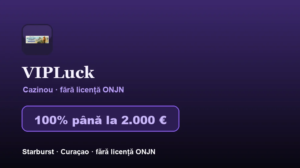 Screenshot von VIPLuck Casino