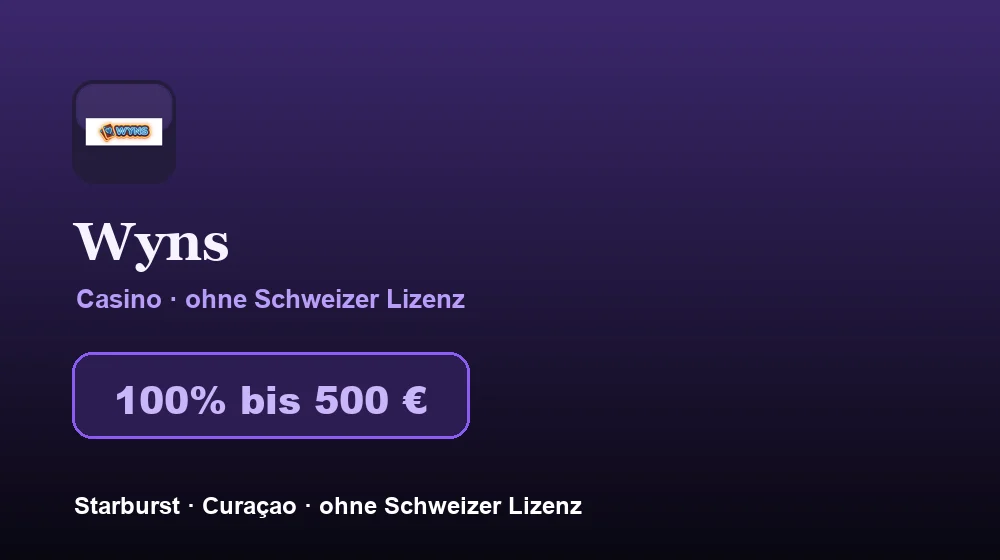 Screenshot von Wyns Casino