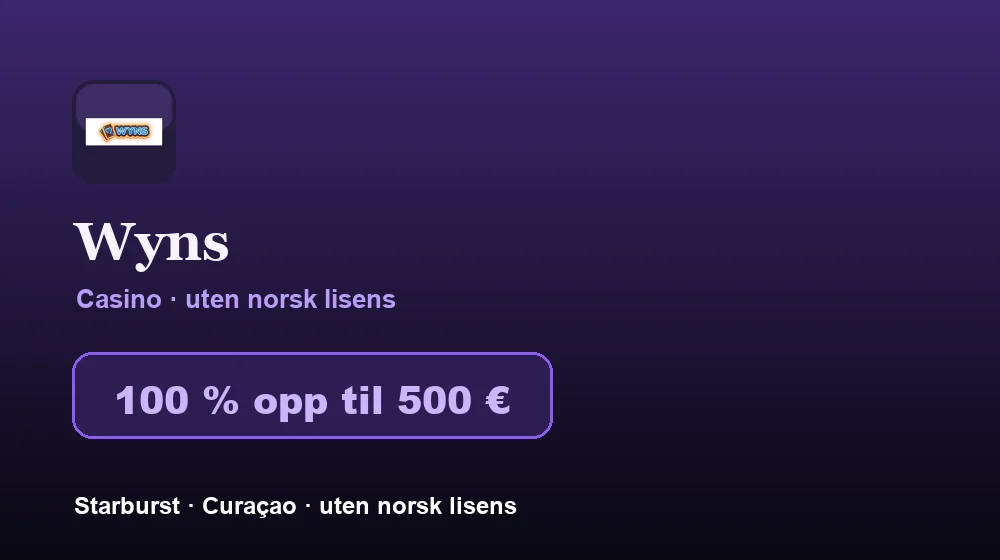 Screenshot von Wyns Casino